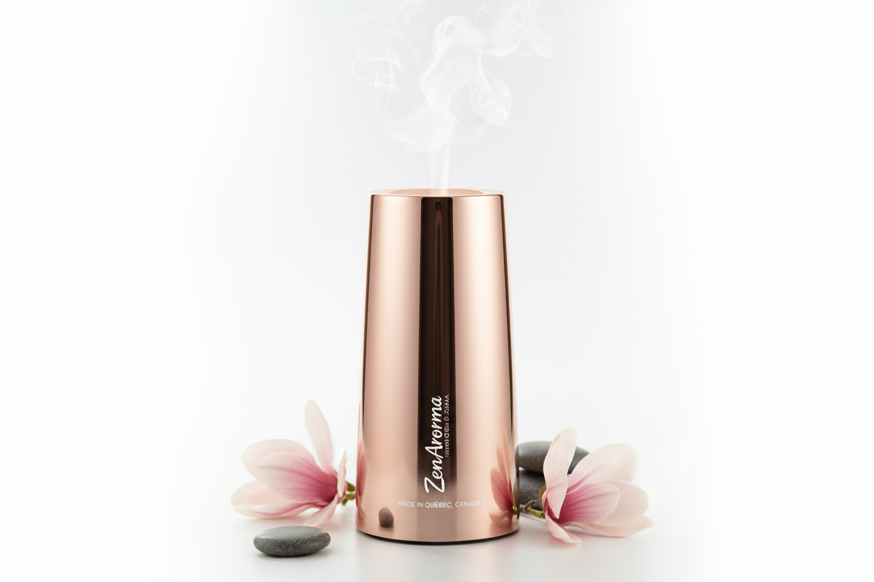Diffuseur cylindrique rose gold